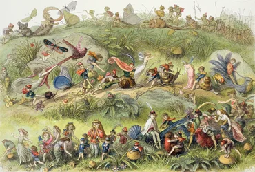 Marche triomphale du roi des elfes, illustration de 